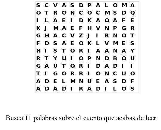 Sopa de letras