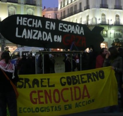 Fabricada en España, lanzada en Gaza